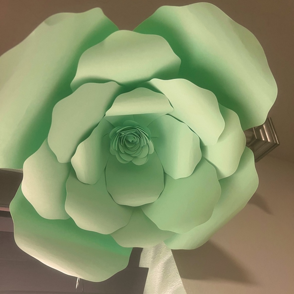 Large flowers made by hand